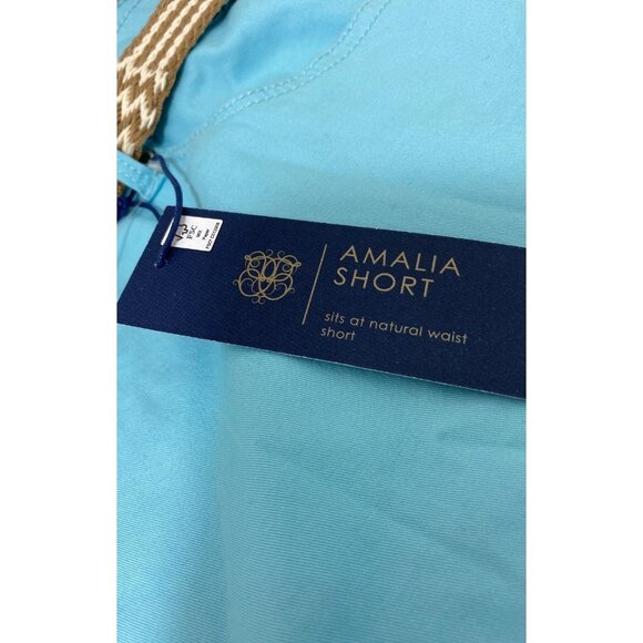 Bandolino Amalia Short Stretch Aqua Blue Womens Size 24  With Woven - Picture 8 of 16